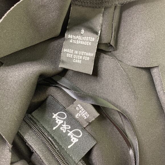 By & By little black dress scalloped edges scuba - Picture 9 of 9